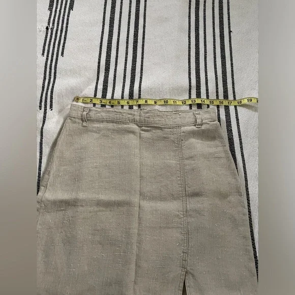 100% linen maxi skirt - Picture 3 of 8